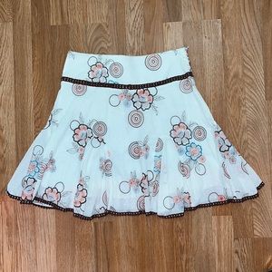 Embroidered Summer Skirt NWOT